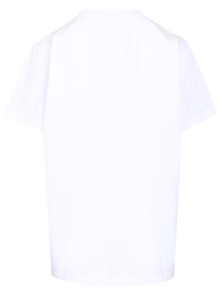 Ganni With Print T-Shirt - White | 436faf1f1f8905942ebbfa5d2fb0e82d8d501403