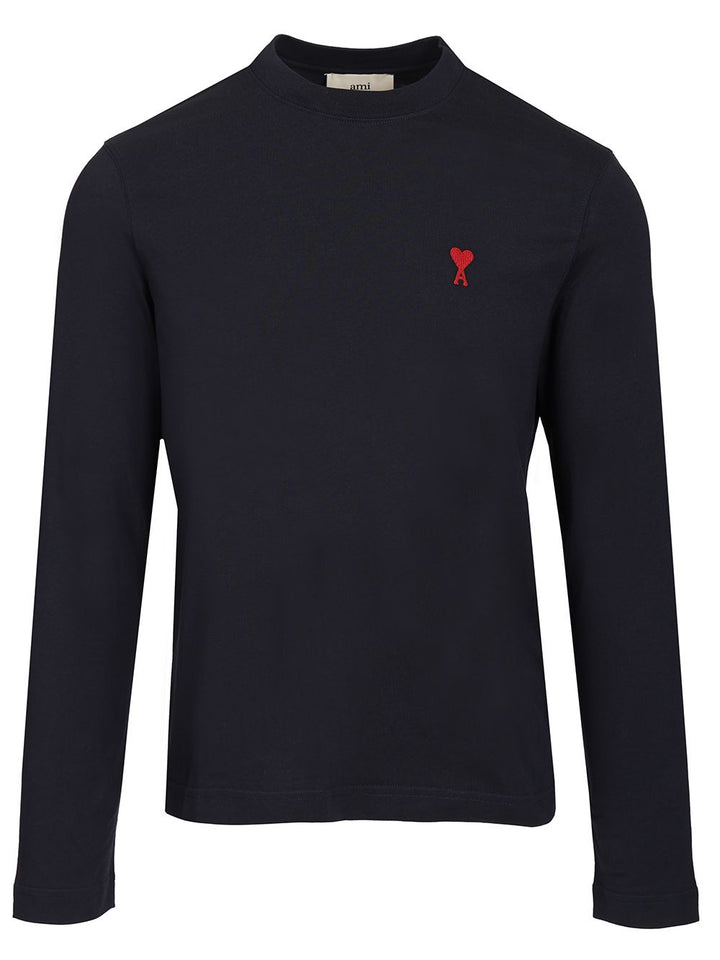 Ami Long-Sleeved T-Shirt - Black | abca5cedcdbe1cc682913b19374a3357bd7dbb7c