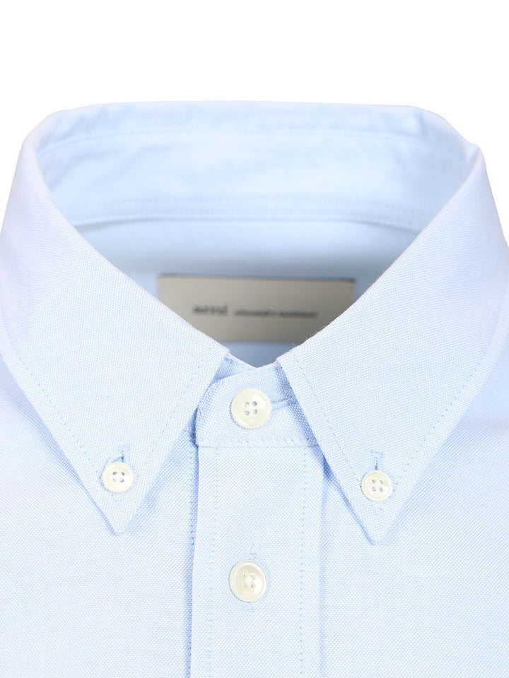 Ami Button-Down Shirt Shirts - White | 0a1016d59fdb4f2bbc7801b5371cc90b2ee61cc3