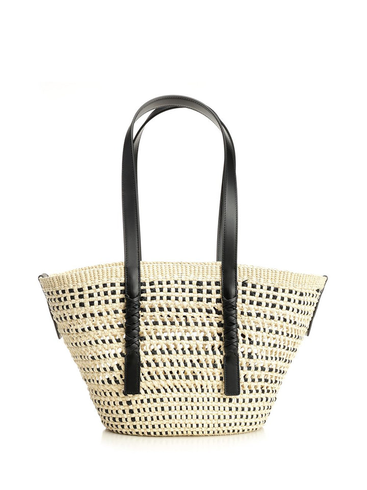 Loewe Medium Braid Basket Bag Shoulder Bags - Beige | 275e66f9ebb1d2d3ec4a0b9aecc435ce68488c40