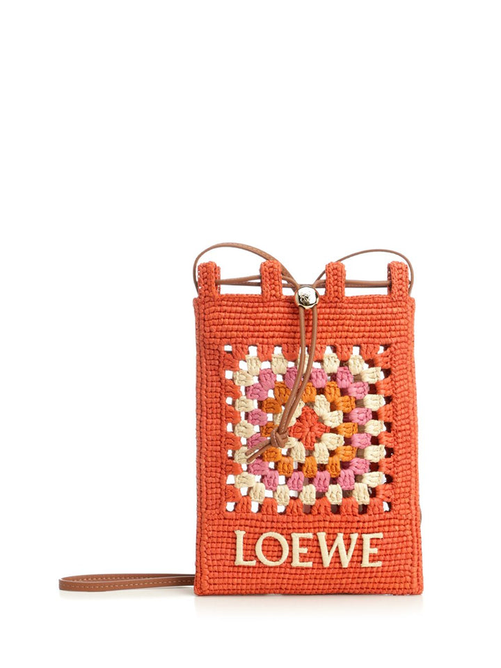 Loewe Drawstring Pocket Crossbody Bags - Orange | 79d65843f2e66957d1c7fe24522a1f6db32032ac