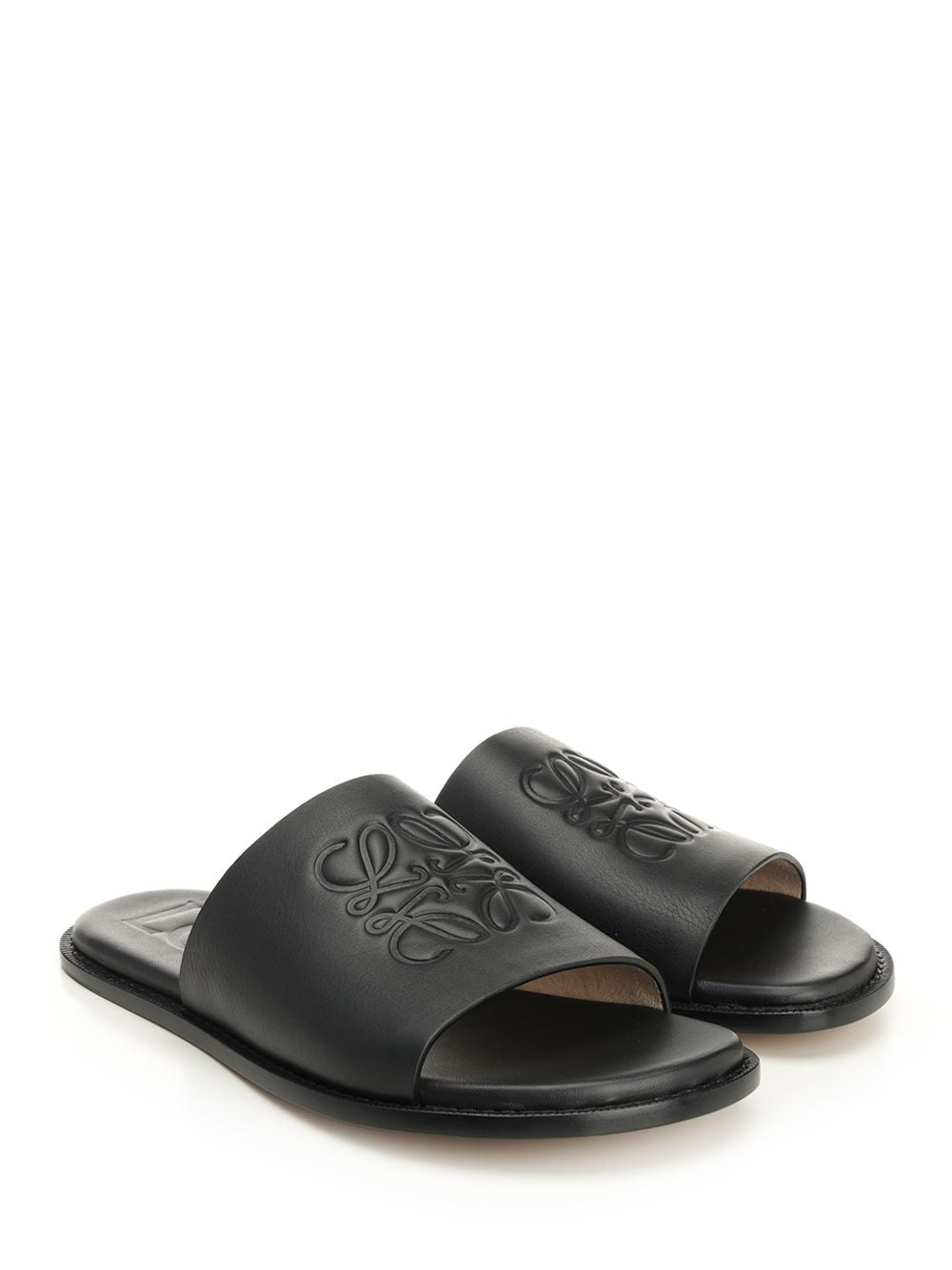 Loewe Anagram Flex Slide Scarpe basse - Black | f8c4425f93654b64df01186a996569277b3913b0