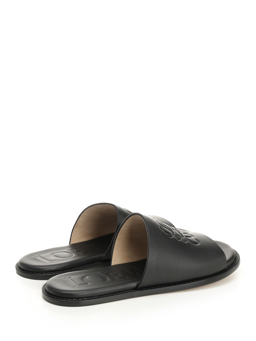 Loewe Anagram Flex Slide Scarpe basse - Black | 8279be3ab66453fb20a435a23a4cbcb675658063
