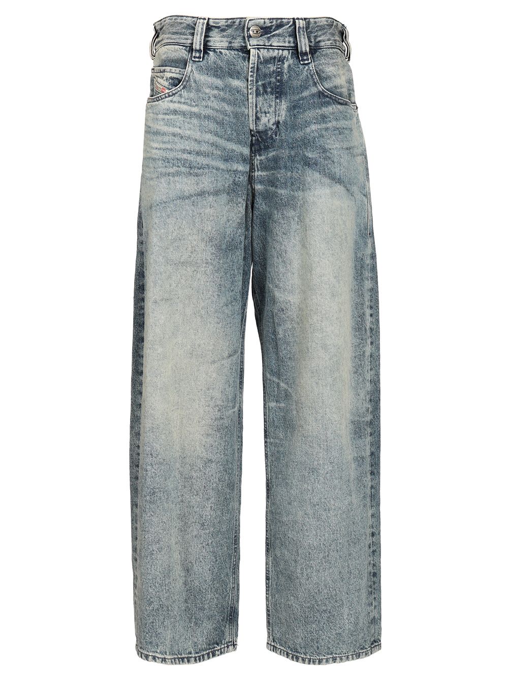 Diesel 1997 D-Enim Medium Waist Relaxed Jeans - Blue | 9d5c68395c078e71d61ba8584e1abec8f7048fbe