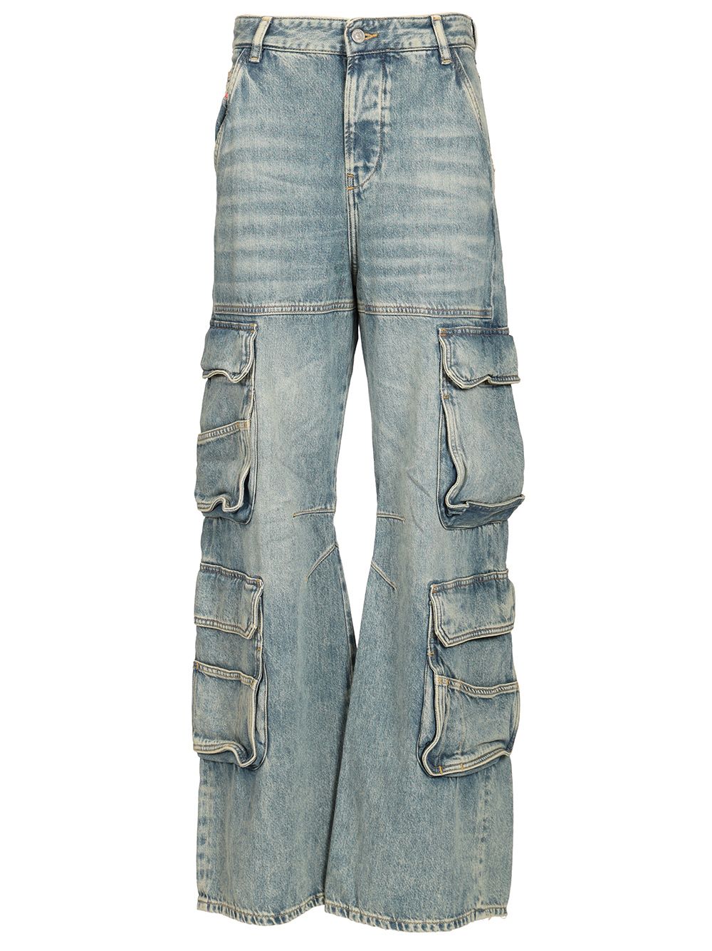 Diesel Relaxed Low Waist  1996 D-Sire Jeans - Blue | 815924af1b54b4968258060a85b60096f1e4d451