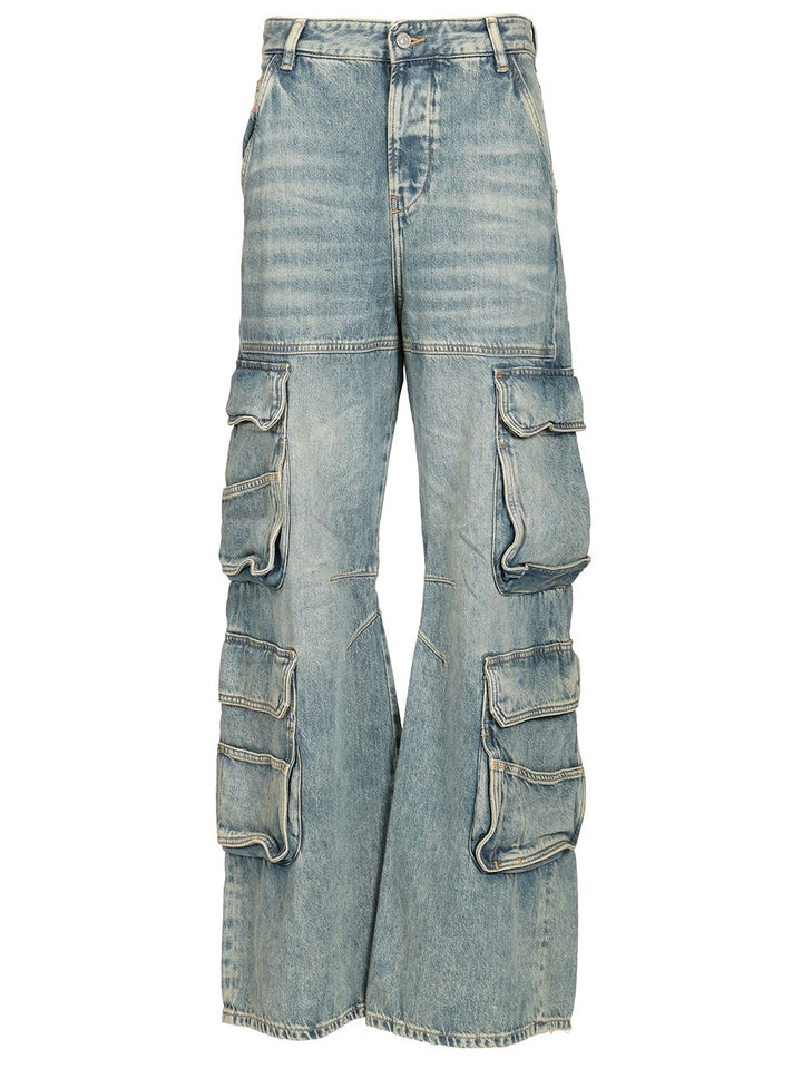 Diesel Relaxed Low Waist  1996 D-Sire Jeans - Blue | 815924af1b54b4968258060a85b60096f1e4d451