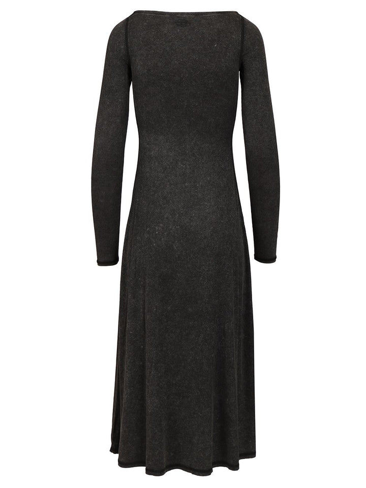 Diesel Shaded Ribbed Jersey Midi Dress Dresses - Black | 5aab26cbb083b9c4628ce24c69636281c34c2997