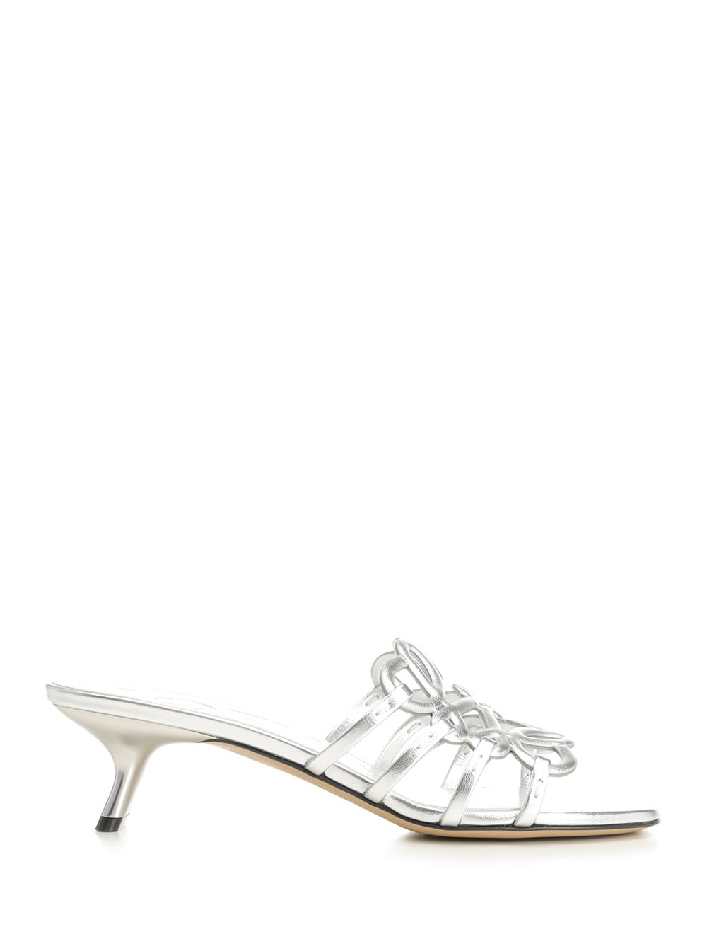 Petal Sandals Silver