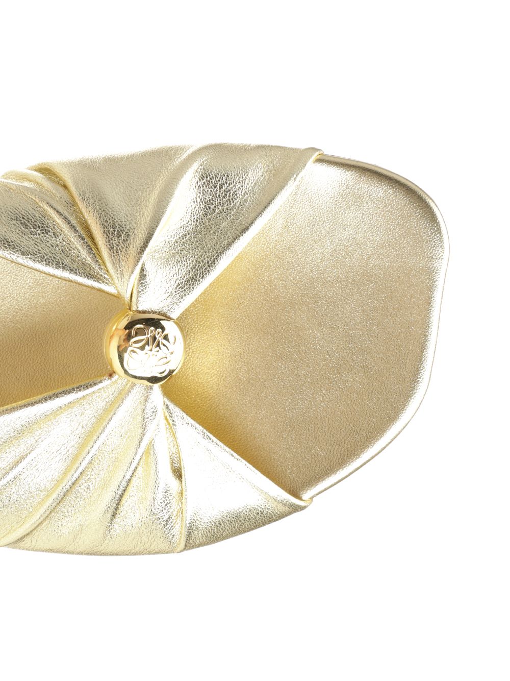 Loewe Pebble Slide Sandals - Gold | cec0c54983d358cf3da803c6ccc538e51bd27535