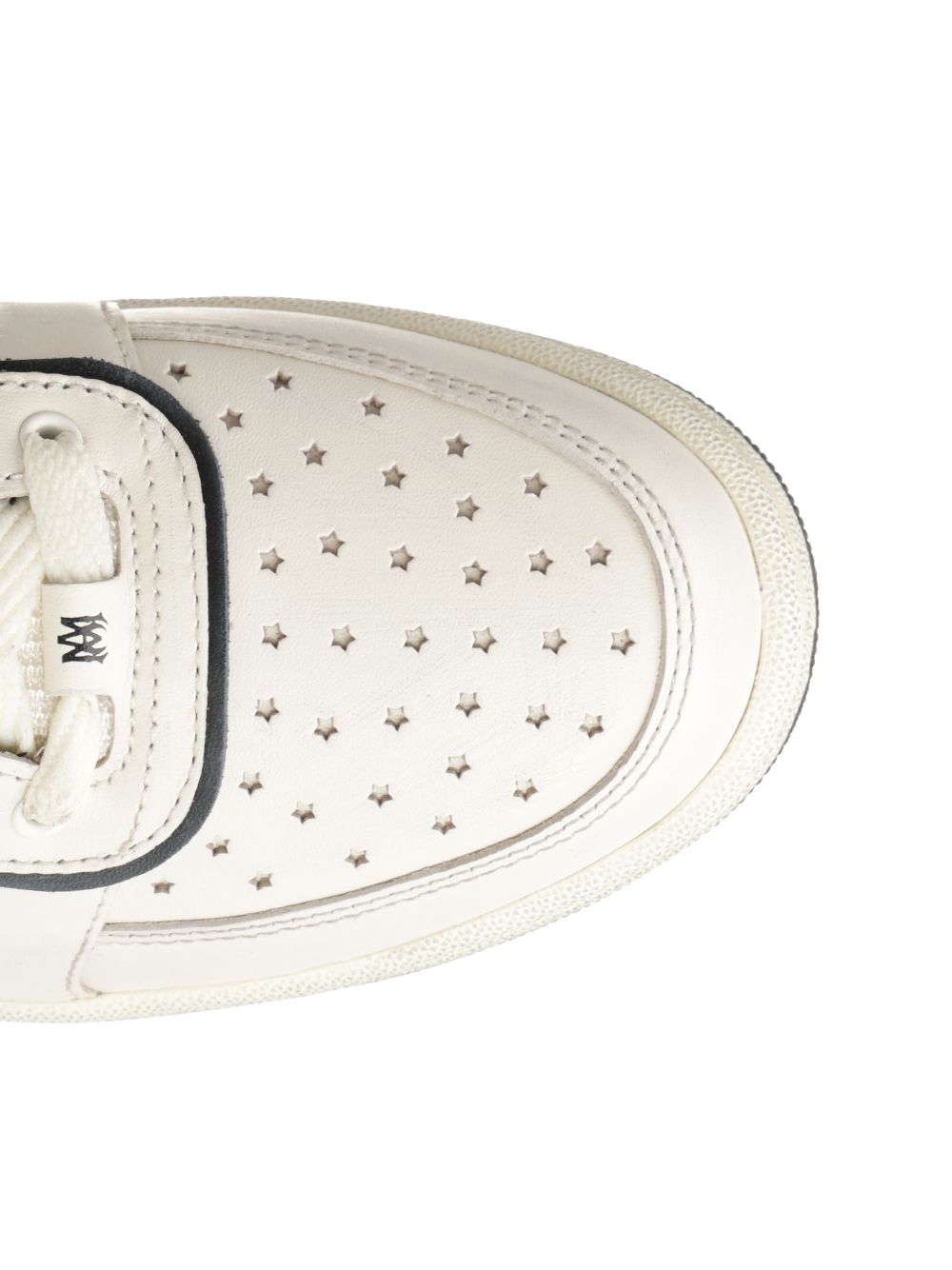 Amiri Newport  In White Leather Sneakers - White | cb4bf3bad2bab6926eb86fffe06dff6b1cbb2aeb