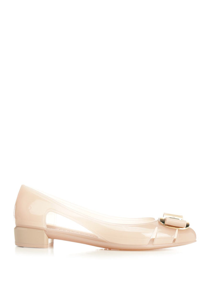Ferragamo New Ballerina Vara Scarpe basse - Rose | 289f927448cdcbe82a93ad19e513ba32e50322e5