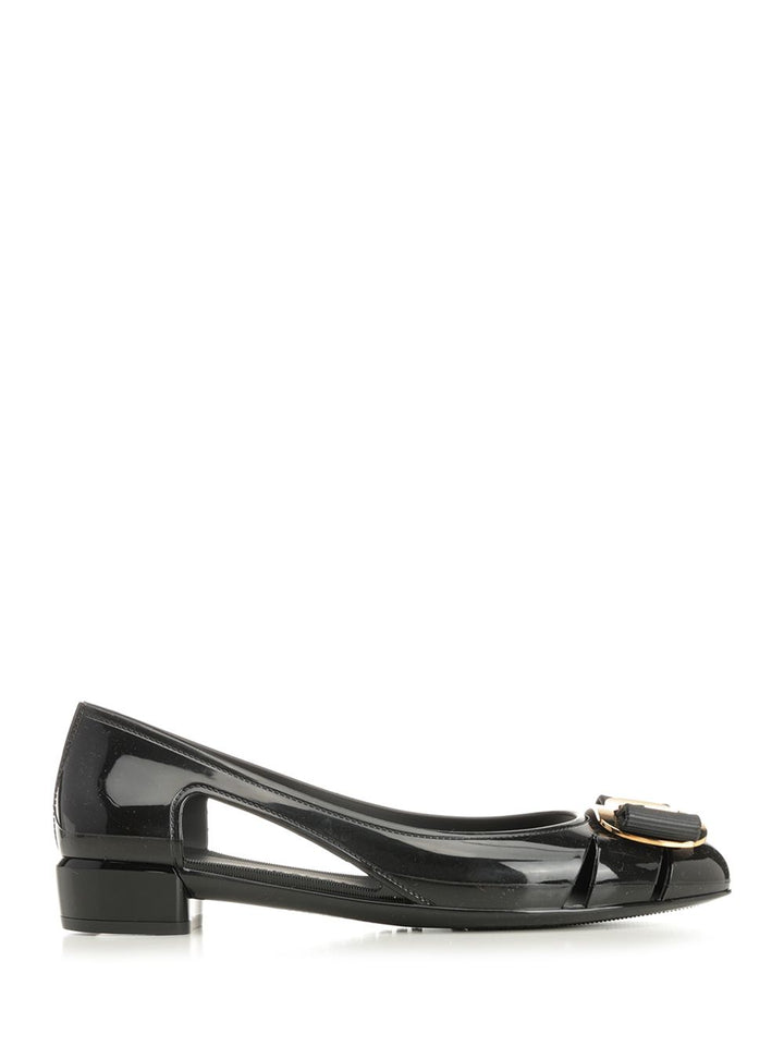Ferragamo New Ballerina Vara Scarpe basse - Black | d773d6795f711b816bc36811f69bb788d98ddef2