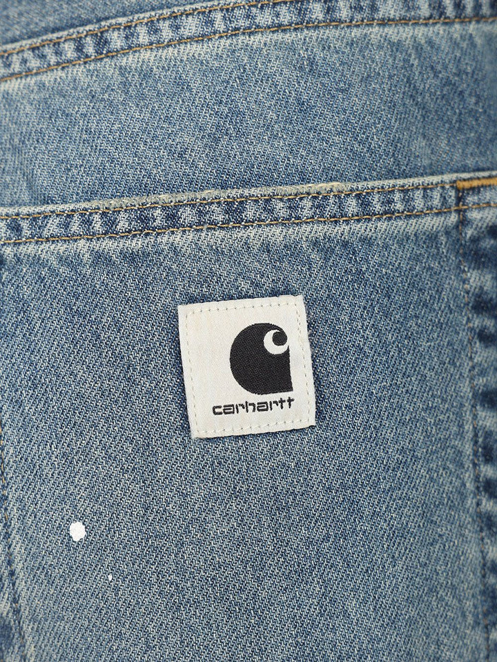 Carhartt Wip W Trousers - Blue | ad170e2a2d8bf3c07cd4652f232ee1221857da02