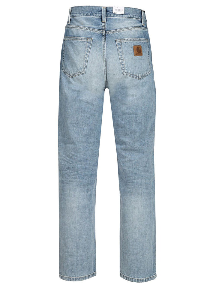 Carhartt Wip Aaron Jean Trousers - Blue | 3f6b179190eb0580cefc089e54cc69cde9067200