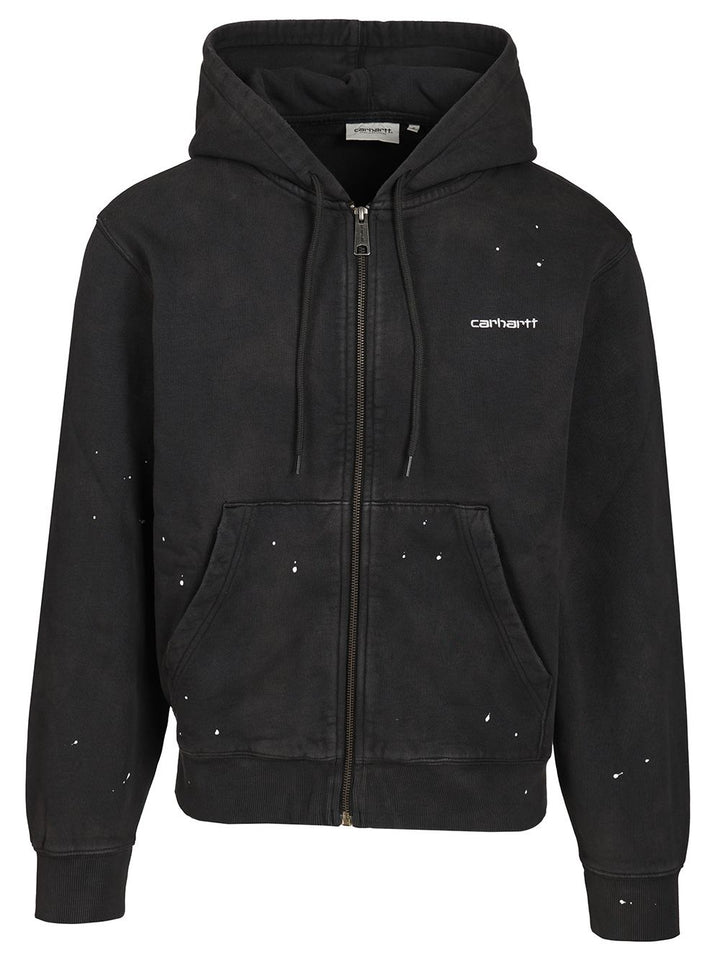 Carhartt Wip Hooded Painter Sweatshirts - Black | e21a772150a61813b44134d7d1a843d852e13087