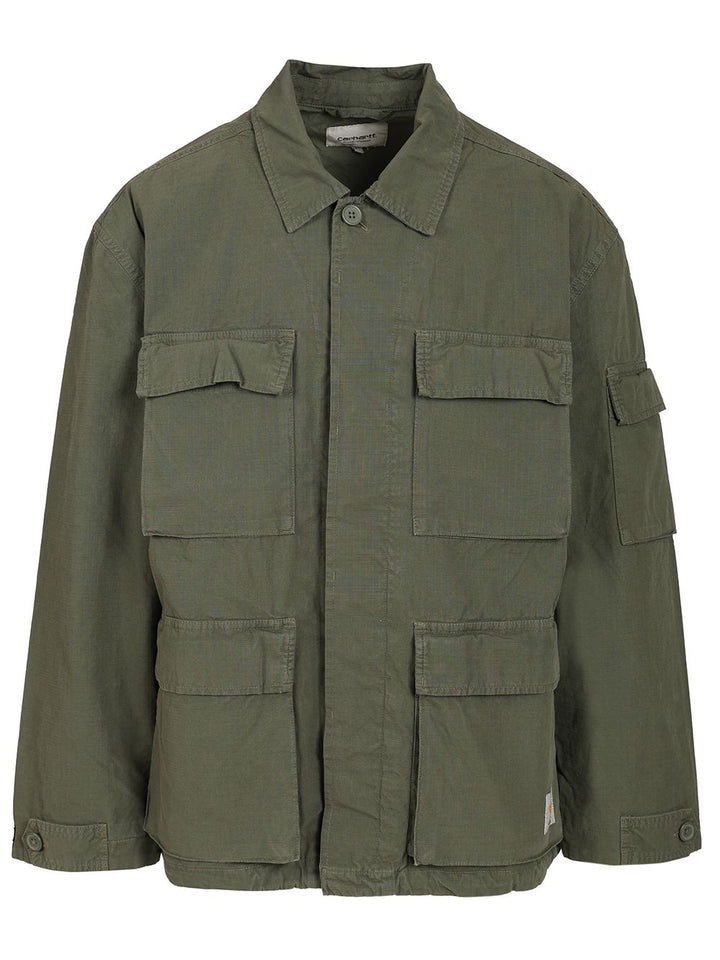 Carhartt Wip Manderson Jackets - Green | e97596ba9cc3dd900ed5e0df4c6389904ccd9f5a