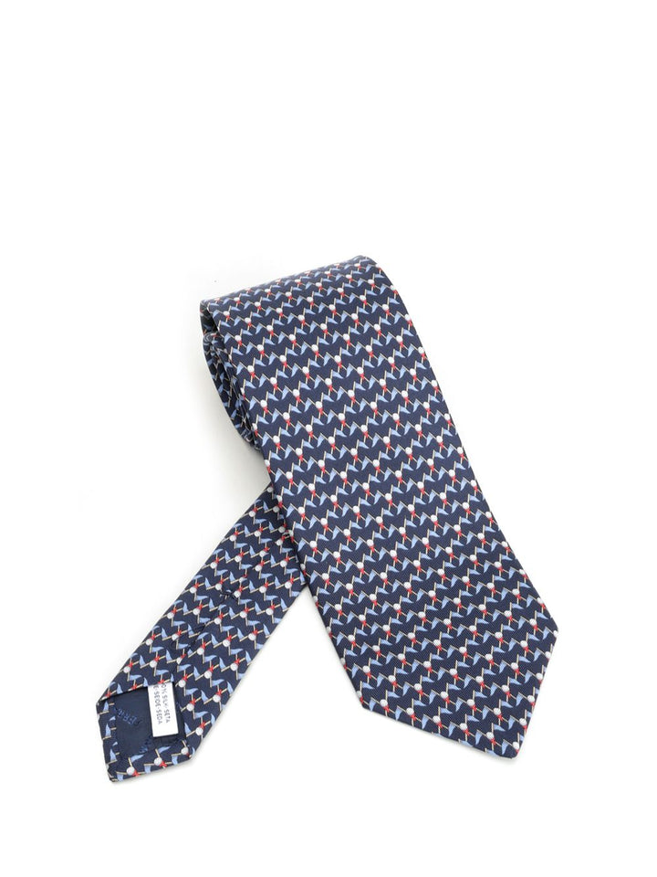 Ferragamo Club Tie Ties And Bow Ties - Blue | e4823bbd96ee2f8a0423ffdf5f5cf8c081539bb8