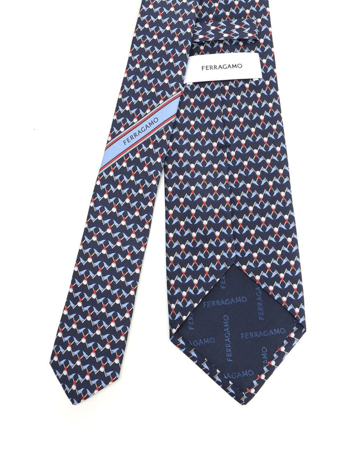 Ferragamo Club Tie Ties And Bow Ties - Blue | b4094031f7c3590e9b793aa74af2b0d896924bc5