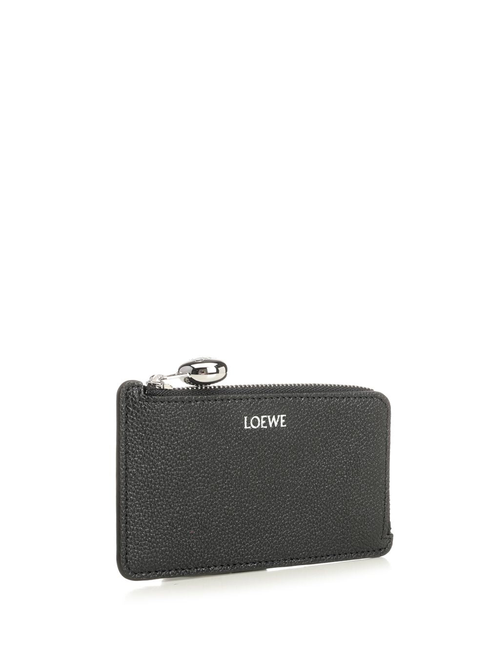 Loewe Pebble Square Card Holder Wallets - Black | 34011a523fb63e19ead6cb57b5fce2ffe62af50a