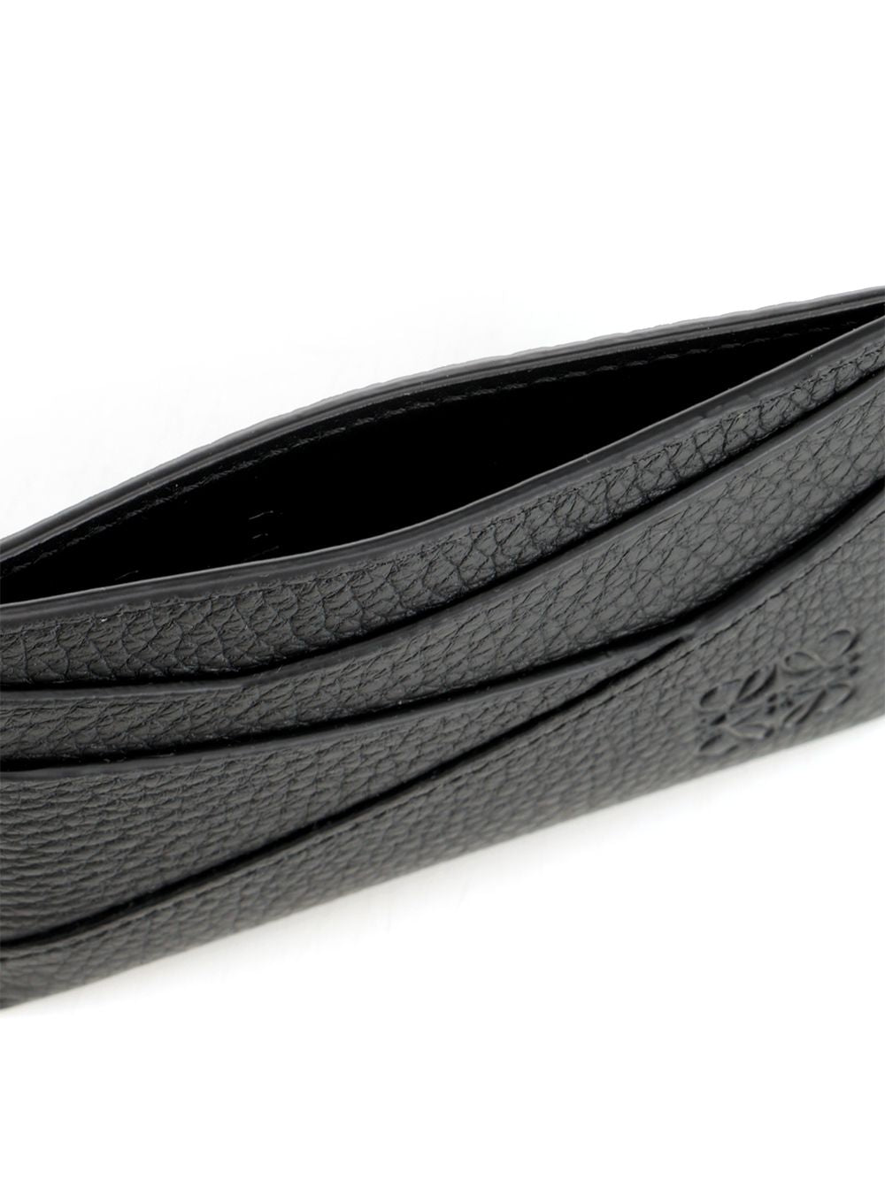 Loewe Puzzle Edge Plain Cardholder Wallets - Black | f9b4ddbcc7fed2e29f5db975edec8a633af89101