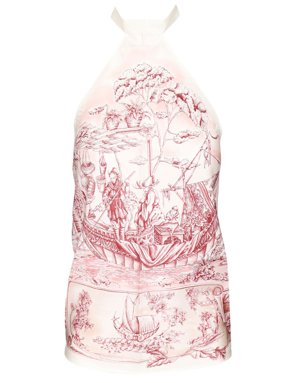 Top Pergamena Print Tops Rose
