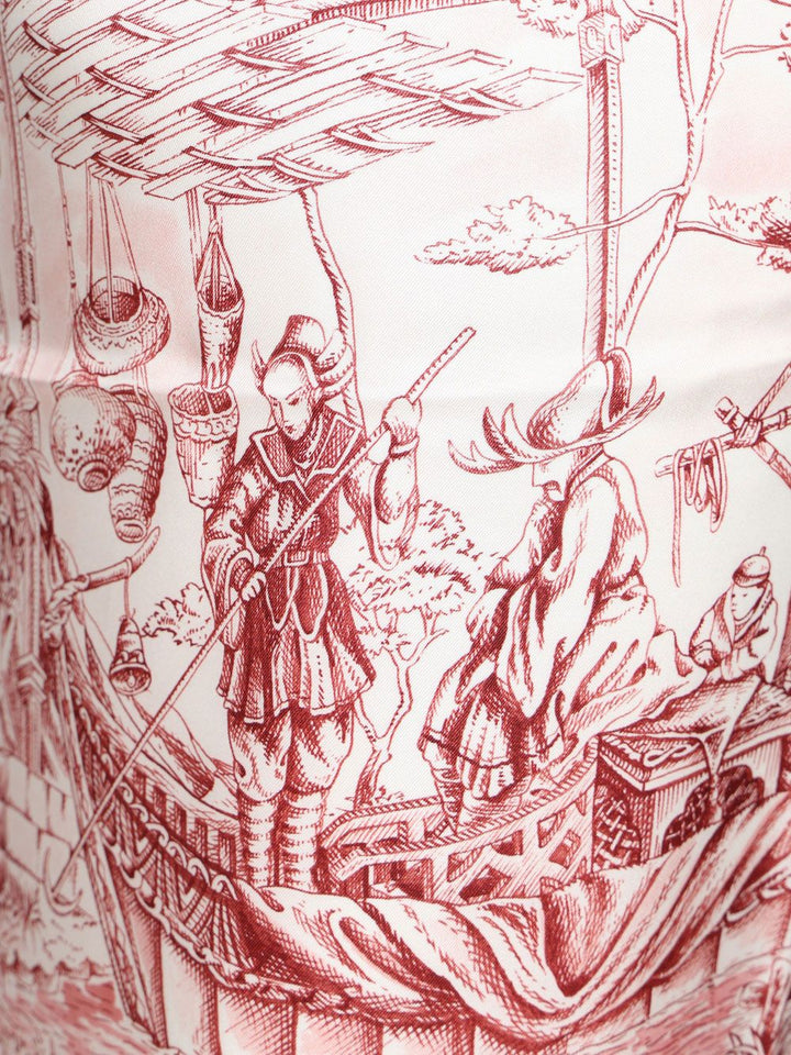 Ferragamo Pareo Pergamena Print Skirts - Rose | 1860c4fb07311aa2876d5dc60c15659244f431a6