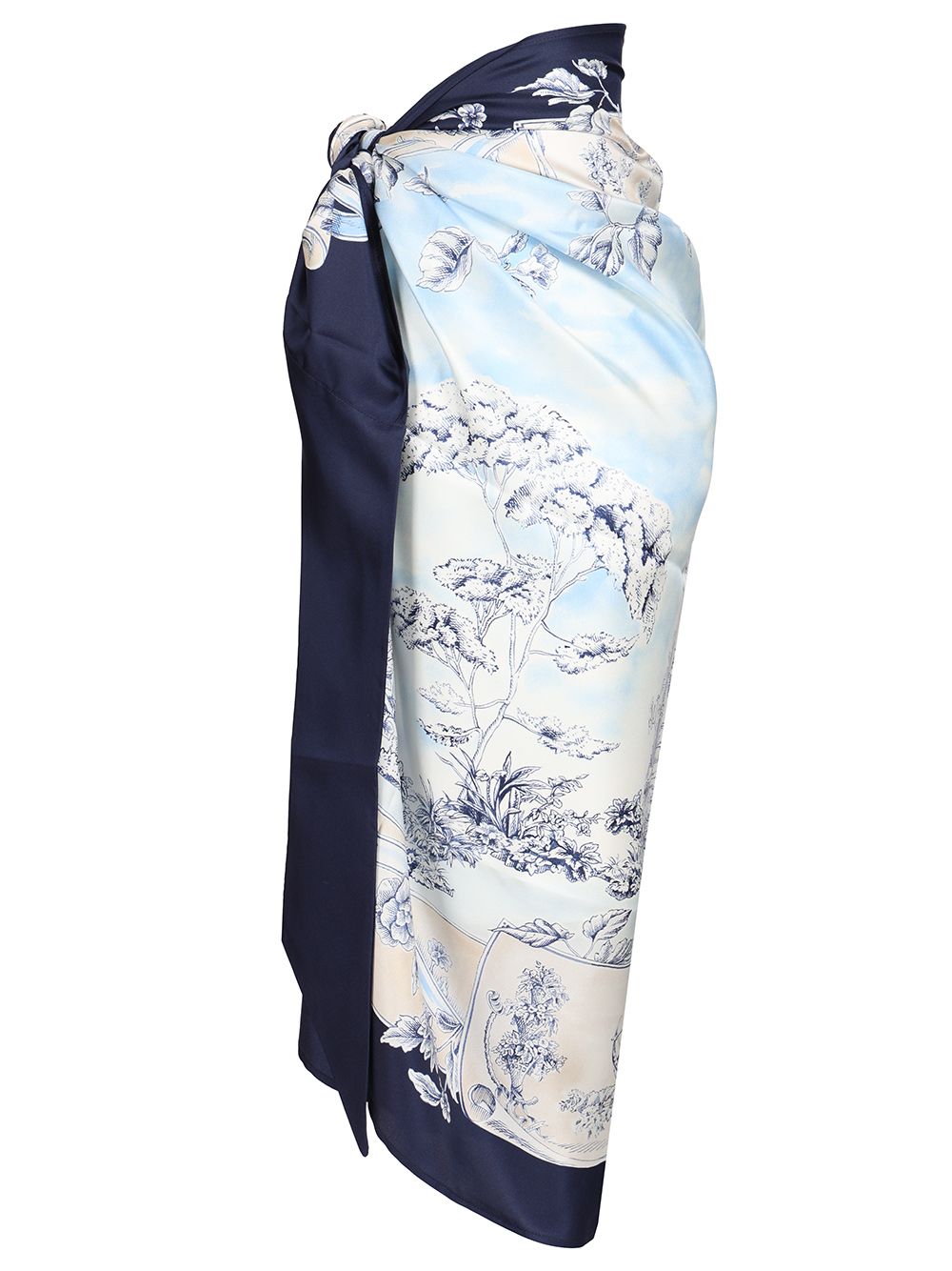 Ferragamo Pareo Pergamena Print Skirts - Light blue | e995c5ef47f1bd33b3e0912d63066febbb60bb04