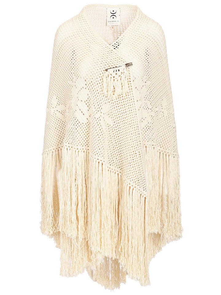 Chiarais Scialle Rosa Scarves And Foulards - White | a6f7f9c7f6f1f843721ceed243cb208cafb38969
