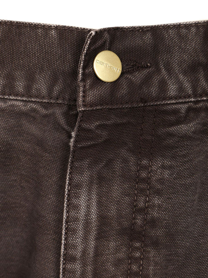 Carhartt Wip Double Knee Pants Trousers - Brown | 6e5b99a9d12996e9c28696c2c49456137b9fdaa1
