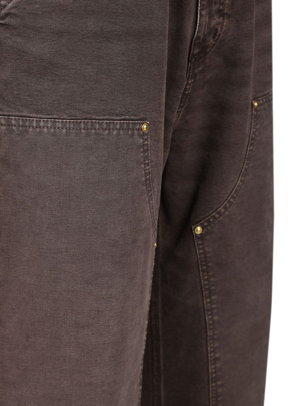 Carhartt Wip Double Knee Pants Trousers - Brown | 9f7c7d2cdd0faefb49702fa3deef885eb5a612b5