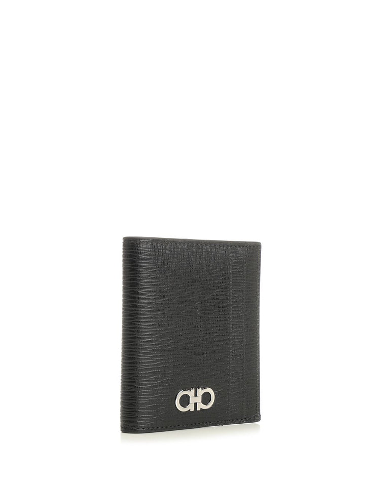 Ferragamo Revival Gancio Mvit Stamp.Art.7 Tg Nero/Rosso Wallets - Black | b8e6bbedb5fcb8b33442282acf25b4f9e1beeeff