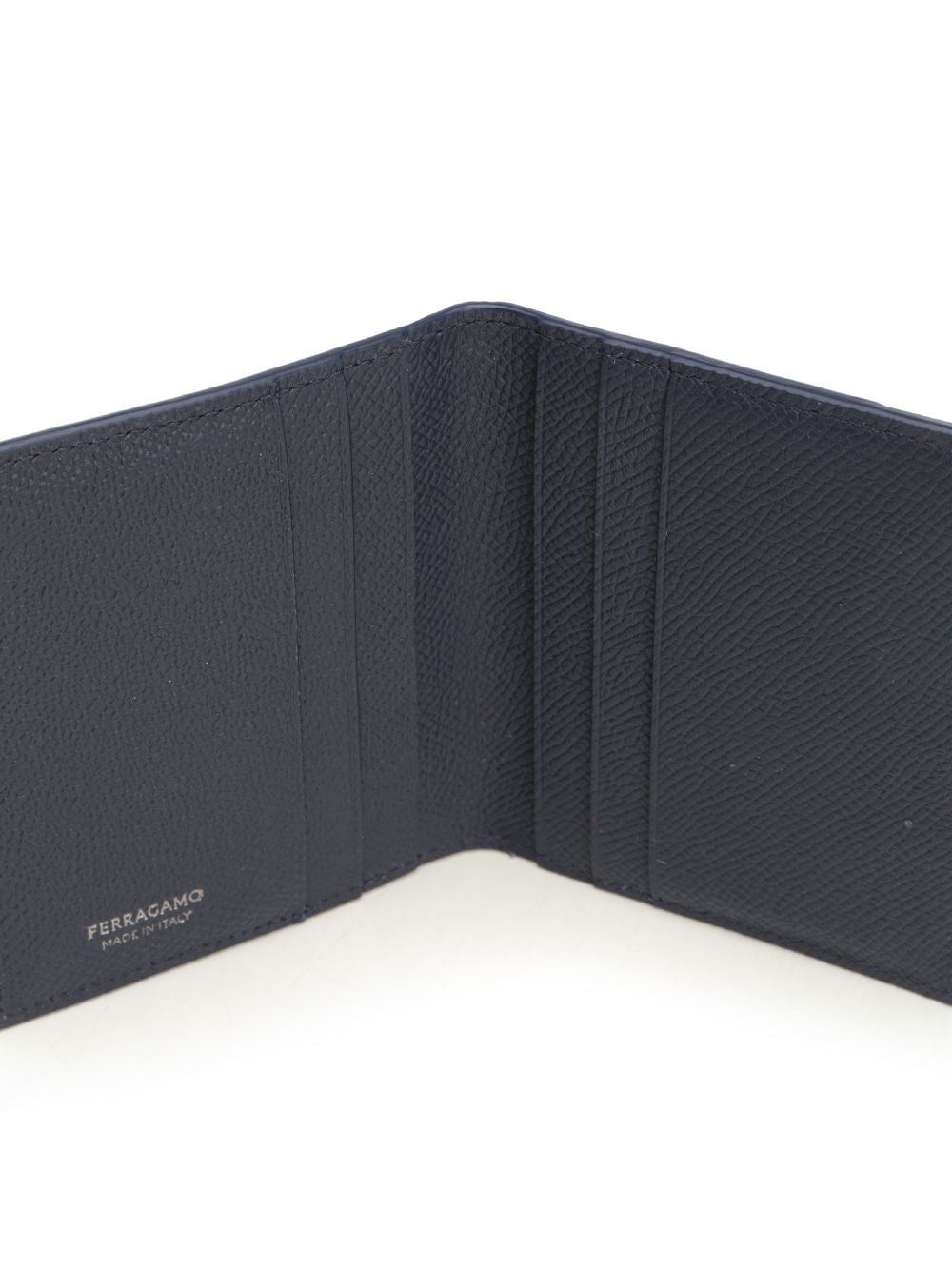 Ferragamo Gancini Credit Card Holder Wallets - Blue | 377677adf8d873198dcc32ca8c05668ea3c4800e
