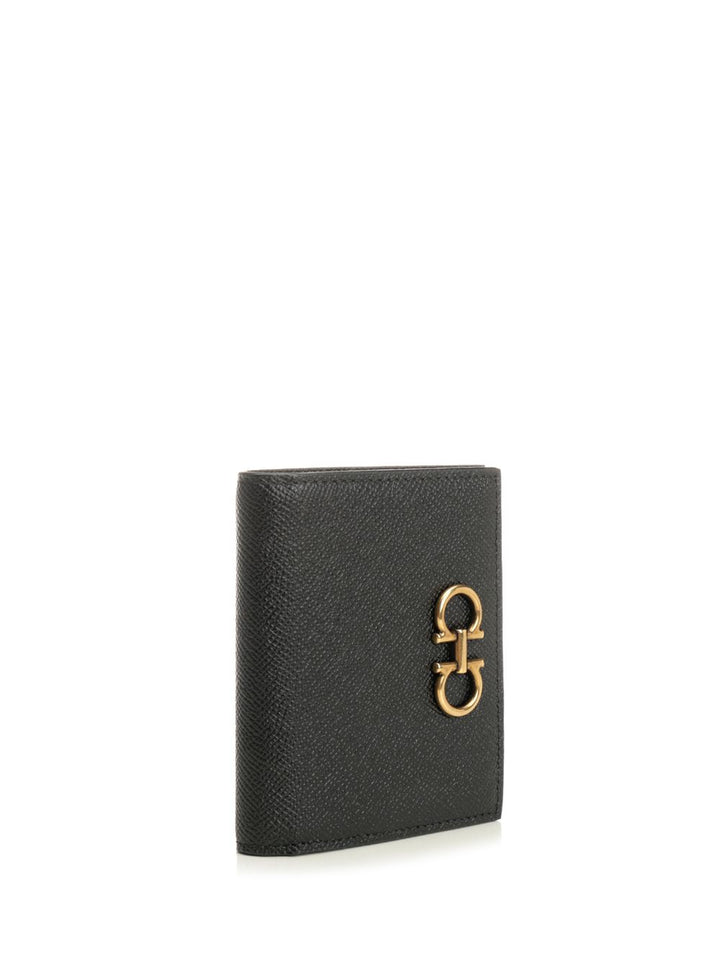 Ferragamo The Gancini Wallets - Black | 9596f239155af14ed172cfaee2f50e492cb238bd