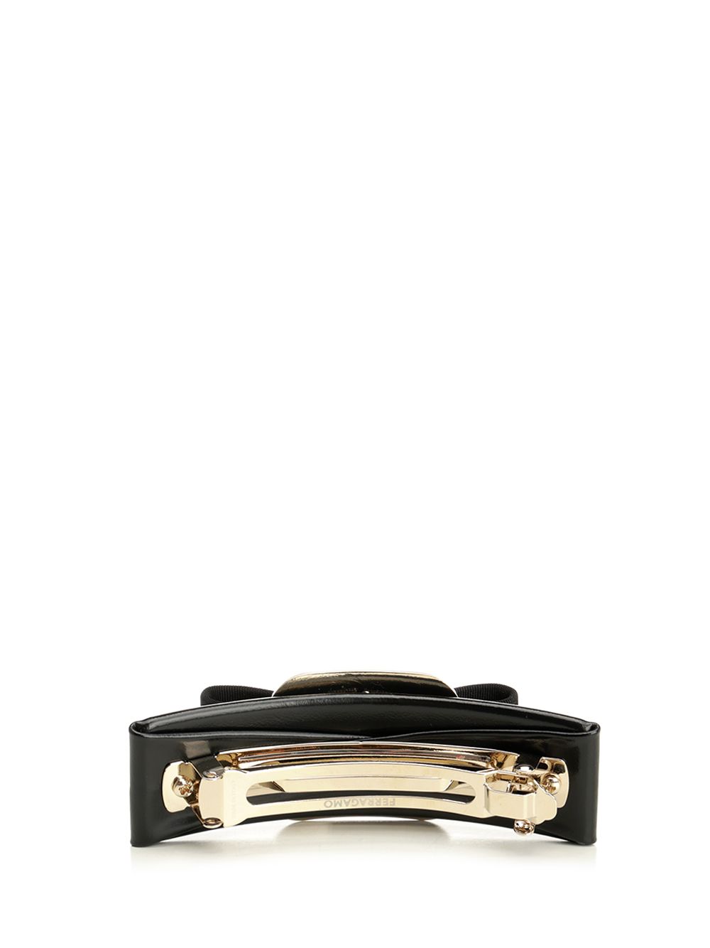 Ferragamo Clip With New Vara Plate Accessori per capelli - Black | 0d675d66c57625290a6ff3b819c218197eabe9e4