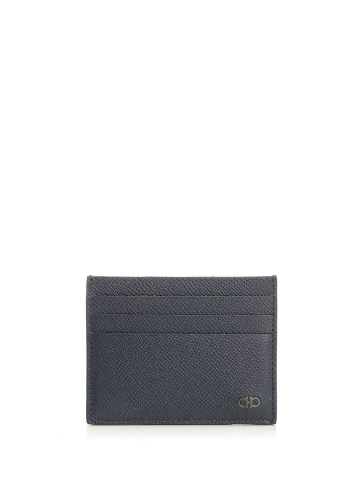 Ferragamo Micro Gancio New Gemini New Navy Wallets - Blue | 75ef9c37f0945b45b827b2954ad5d11052b5f40f