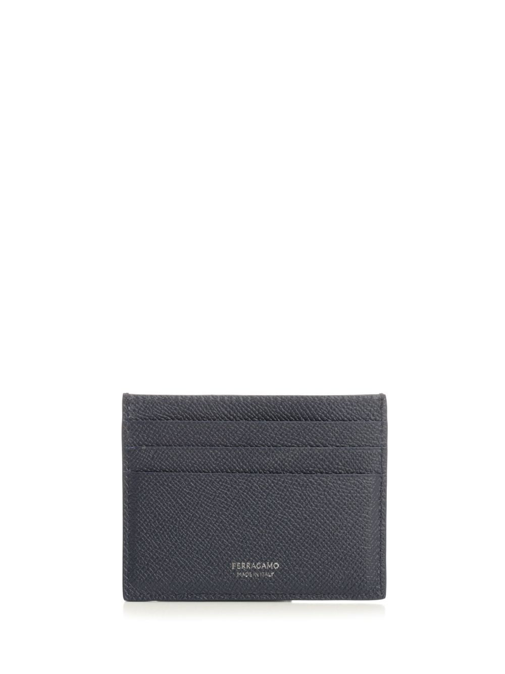 Ferragamo Gancini Credit Card Holder Wallets - Blue | 3688ff717688fce80b66a7008ef30dcdb067dcb8