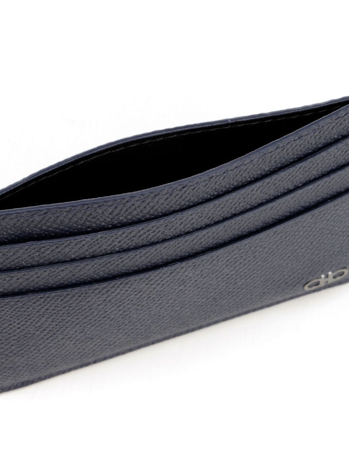 Ferragamo Micro Gancio New Gemini New Navy Wallets - Blue | d1270bb07b945cf8425c396c5ae02e95f87ebd92