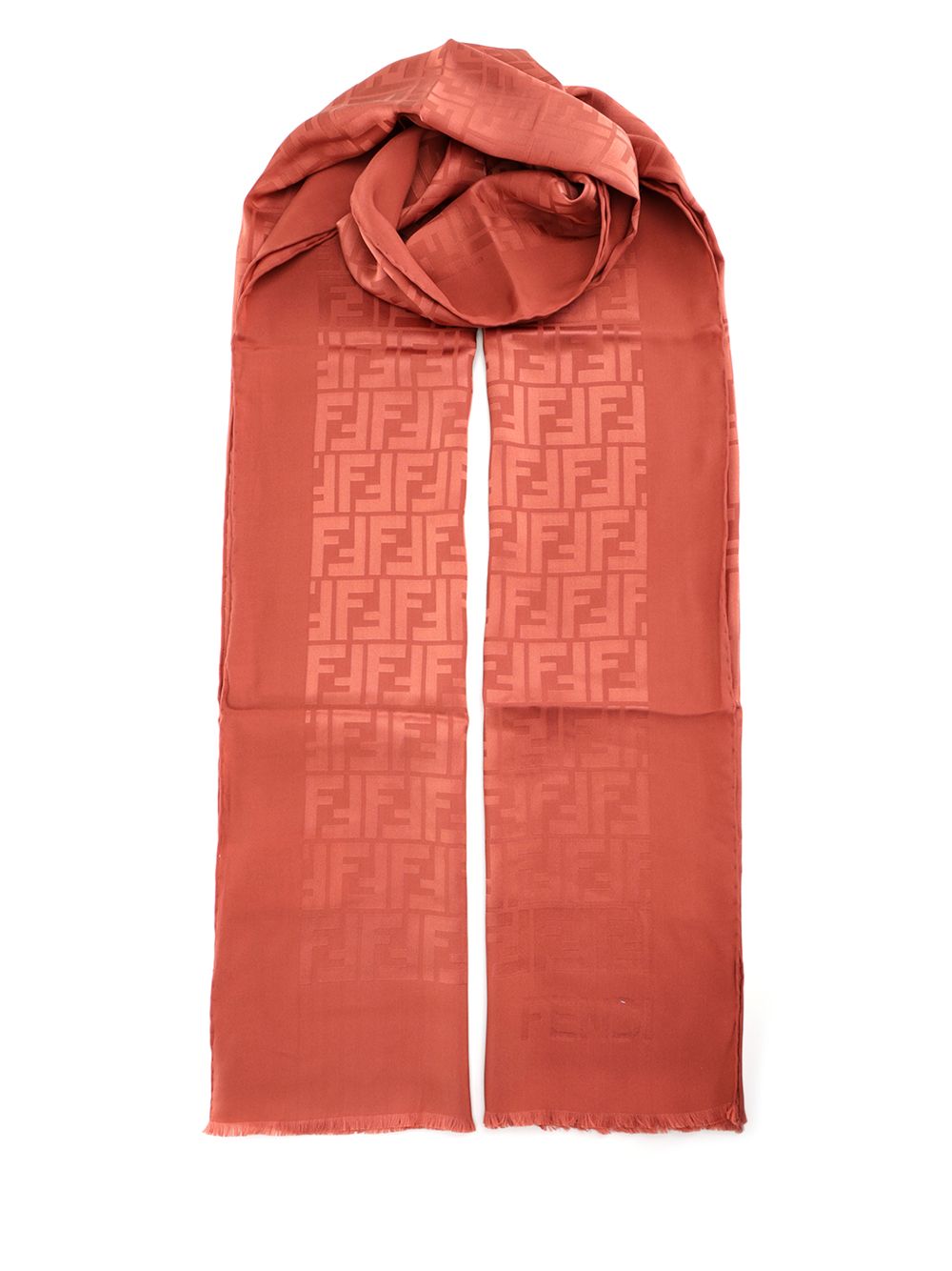 Fendi Ff Stole Scarves And Foulards - Brown | 482d8e4d04d96999f1c945f9c94bd77d25a4ceb5
