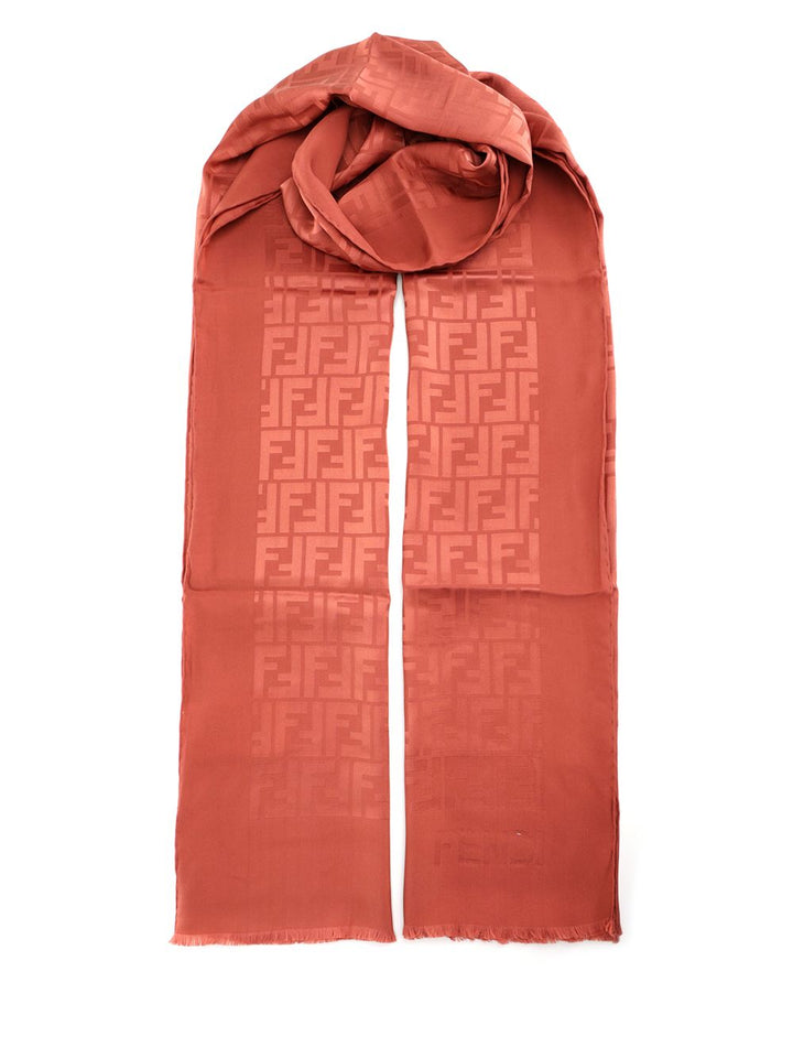 Fendi Ff Stole Scarves And Foulards - Brown | 482d8e4d04d96999f1c945f9c94bd77d25a4ceb5