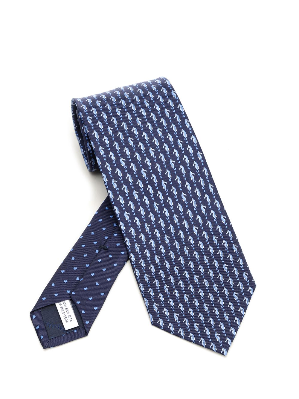 Seahorse Ties And Bow Ties Blue