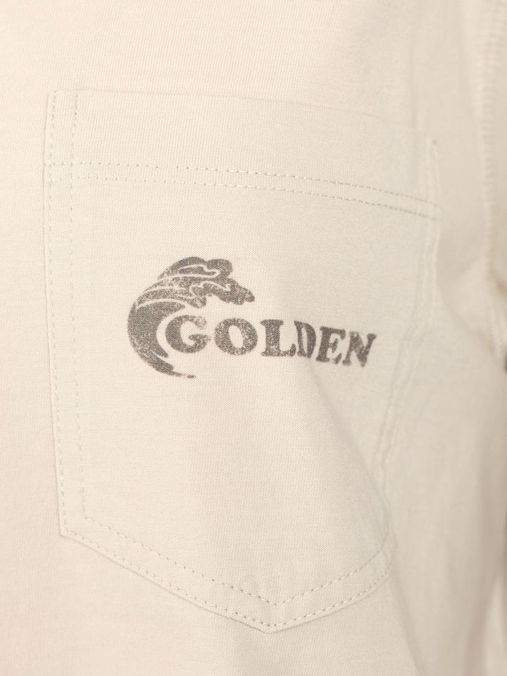 Golden Goose Deluxe Brand Sweatshirt With Print Sweatshirts - Beige | bd01cac521c72653075476da2379cf24a1c441e2
