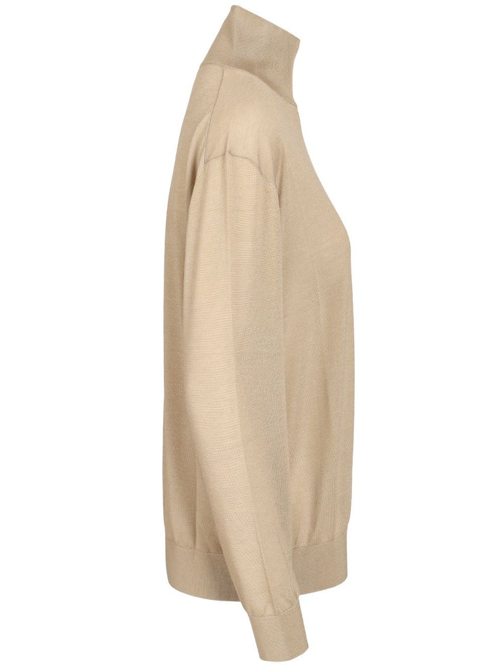 The Row Turtleneck Sweater Tops - Beige | 836aca35b5a8ca6bdfc653042c0001c74b2856f1