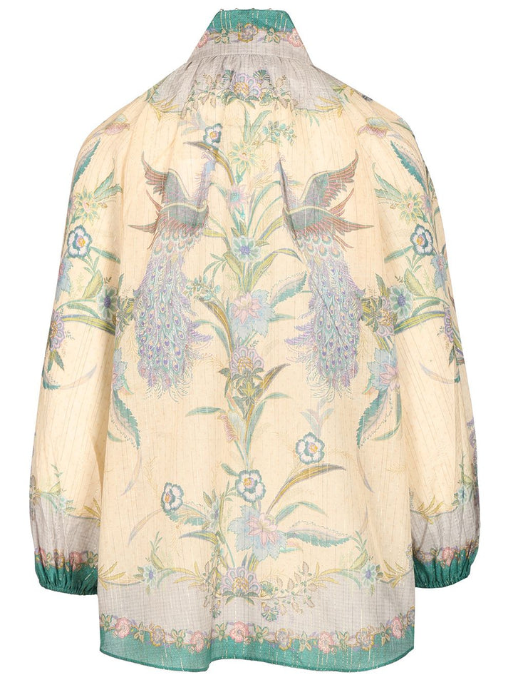 Zimmermann Indra Bluse - Multicolor | 893a1b84f7cc9d948a841aa5ef1fd23fcf6136a7
