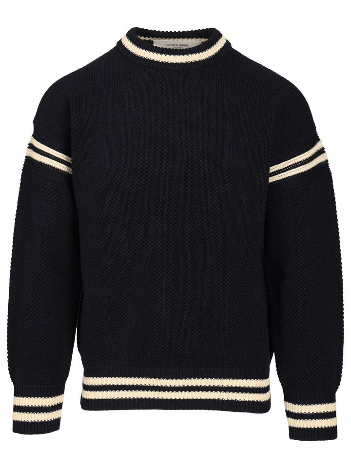 Golden Goose Deluxe Brand Journey Sweatshirts - Blue | fdd400986223efaa6770f4a99fb8ad4ad0be2cfe