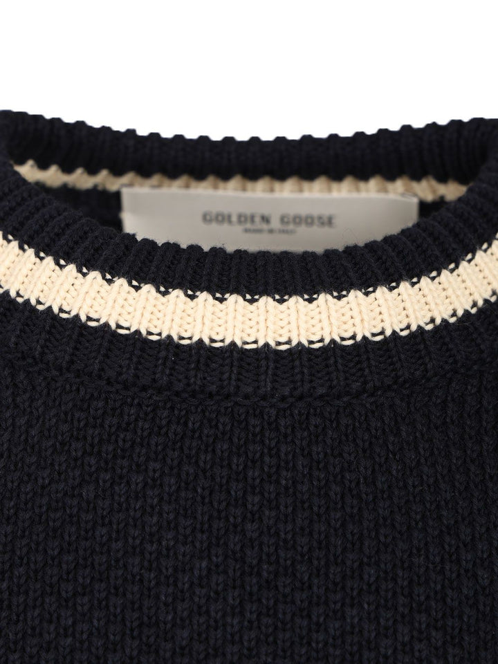 Golden Goose Deluxe Brand Journey Sweatshirts - Blue | 8a2eb39124eb888023b5629b2122436dd9e0a98a