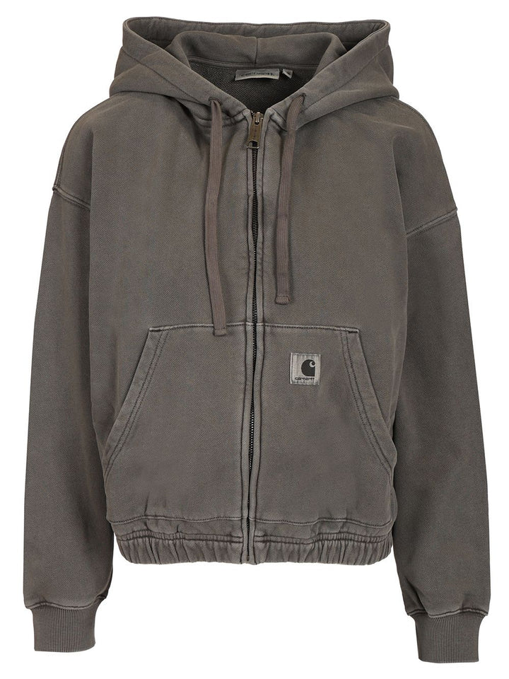 Carhartt Wip Zip-Up Sweatshirt Jackets - Black | bd1f4cefc65230115007dbaa2d52b579b0303d2e