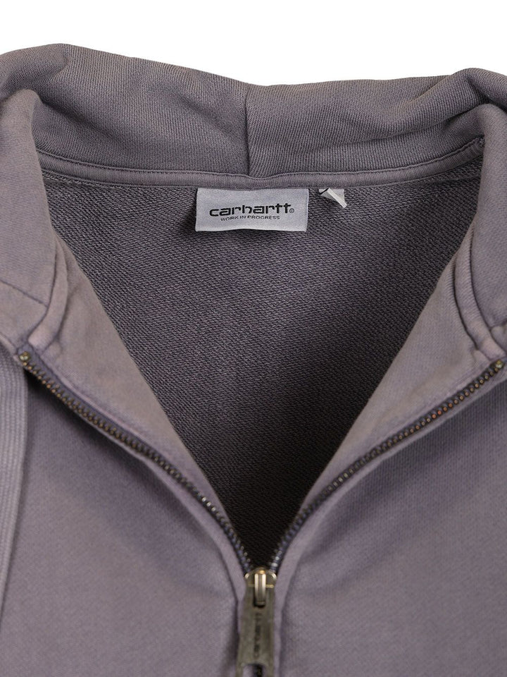 Carhartt Wip Zip-Up Sweatshirt Jackets - Violet | 18ce64b509243c2f81a36465d51be69f674b31fc