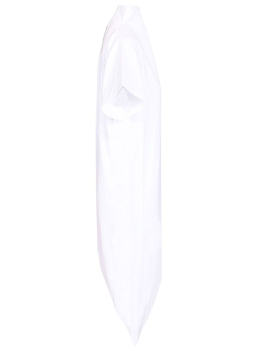 AlaÏA Triangle Tshirt Cotton Jersey T-Shirt - White | c95609da305475af2cac709ce740fe30f0081550