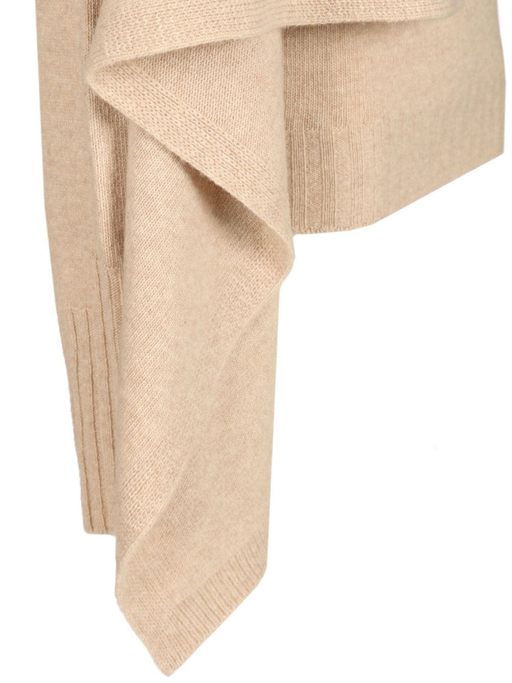 The Attico Sweater With Draped Details Knitwear - Beige | 89c5d5e9b6437476507db773680179eef4fa475e