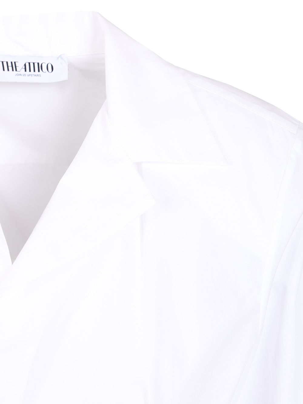 The Attico Cotton Poplin Shirt Shirts - White | 0ed2ec7d242b5b033313f322669a0496fcf9d7af